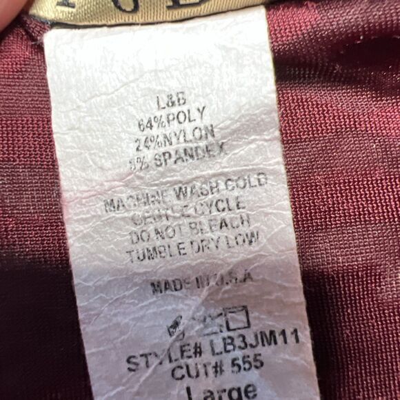 L and B Lucky Blessed Burnout Velvet Cardigan Kimono Size Large Burgundy Leopard - Picture 3 of 6